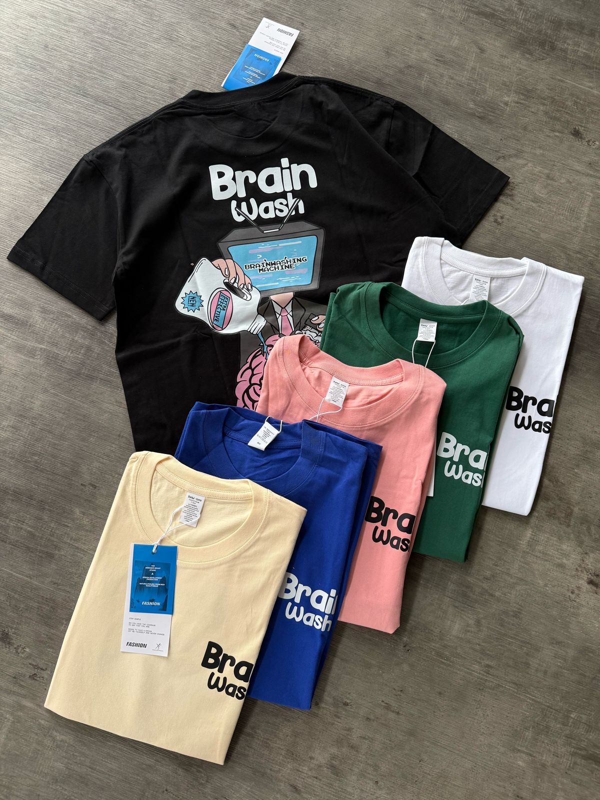Fame Brain Wash Oversized Tee