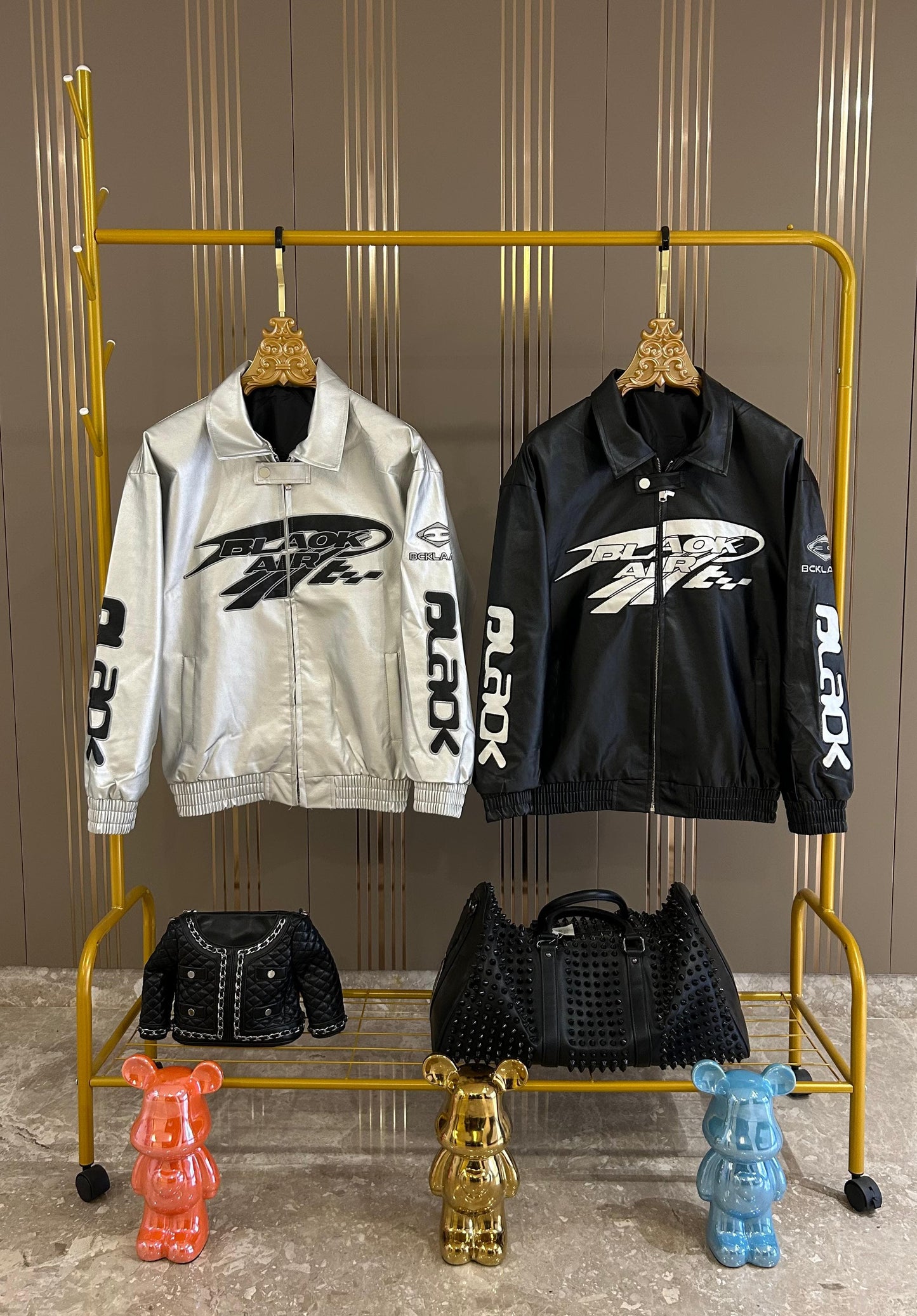 Fame Black Air Korean Jacket