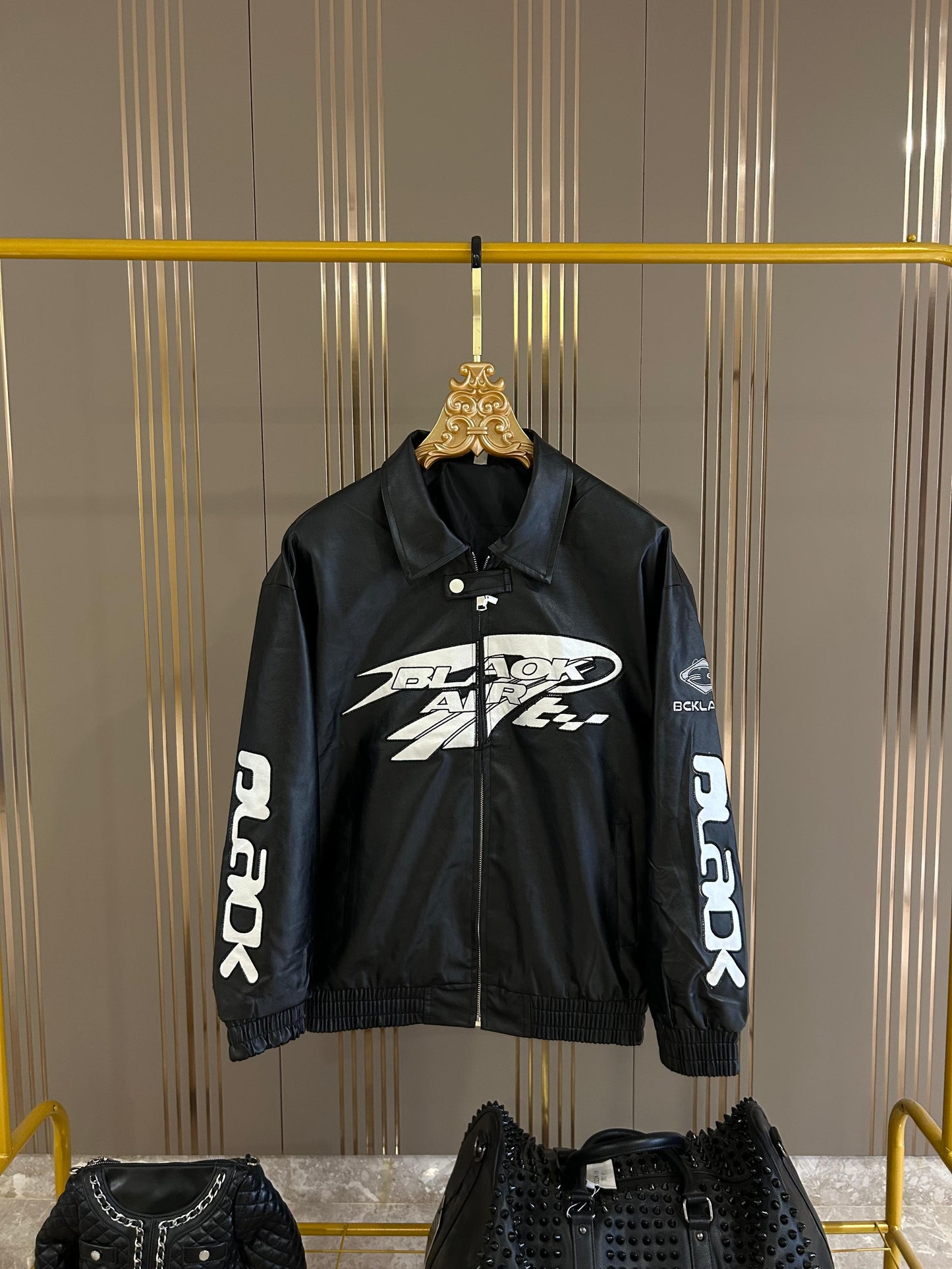 Fame Black Air Korean Jacket