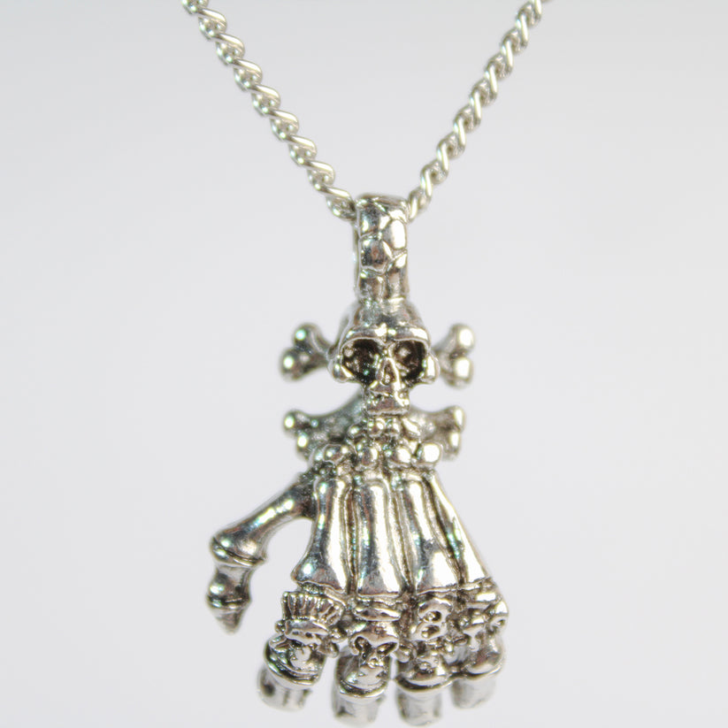 Hanging skeleton Necklace
