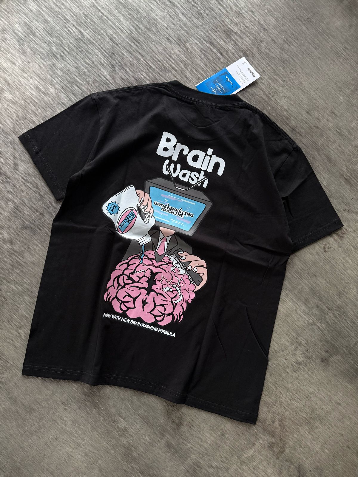 Fame Brain Wash Oversized Tee